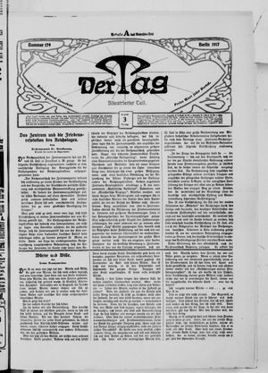 Der Tag on Aug 3, 1917