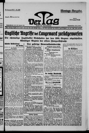 Der Tag vom 20.08.1917