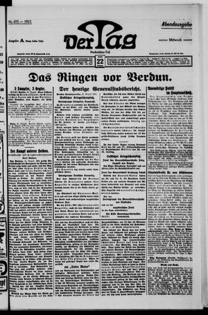 Der Tag vom 22.08.1917