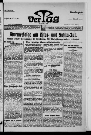 Der Tag vom 29.08.1917