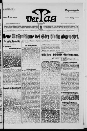 Der Tag vom 31.08.1917