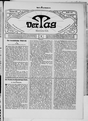 Der Tag on Sep 6, 1917