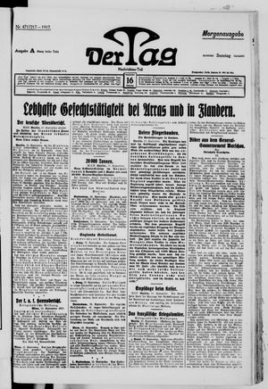 Der Tag on Sep 16, 1917