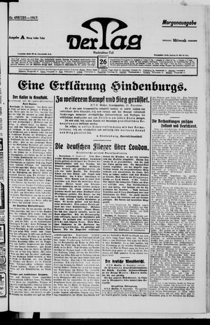 Der Tag vom 26.09.1917