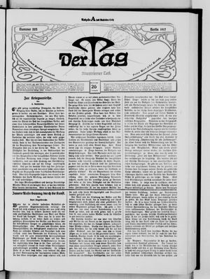 Der Tag vom 26.09.1917