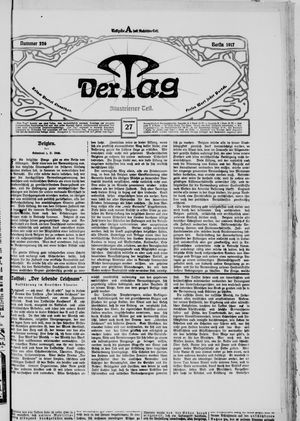 Der Tag vom 27.09.1917