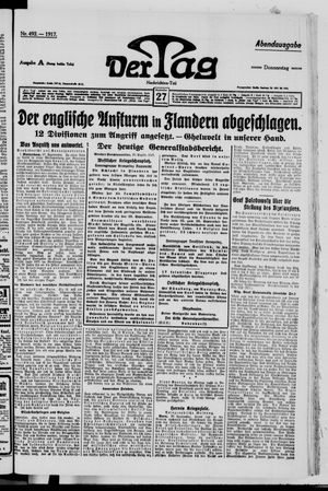 Der Tag vom 27.09.1917