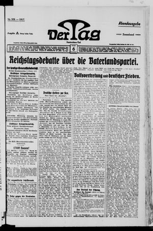 Der Tag on Oct 6, 1917