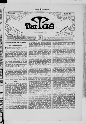 Der Tag on Oct 10, 1917