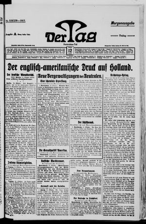 Der Tag on Oct 12, 1917
