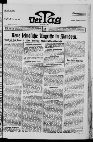 Der Tag on Oct 12, 1917