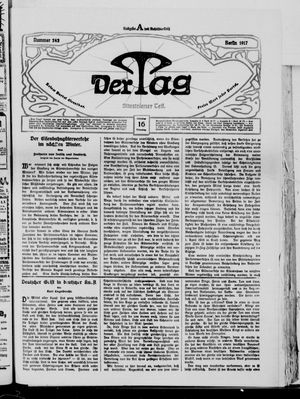 Der Tag on Oct 16, 1917