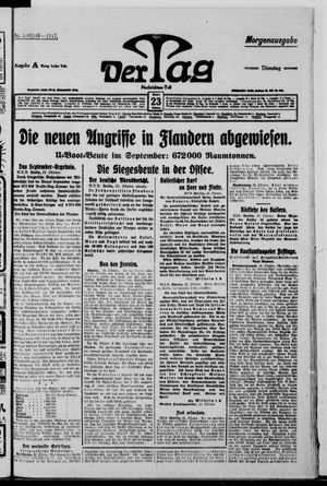 Der Tag vom 23.10.1917