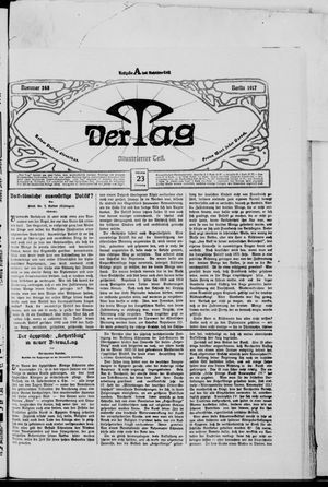 Der Tag vom 23.10.1917