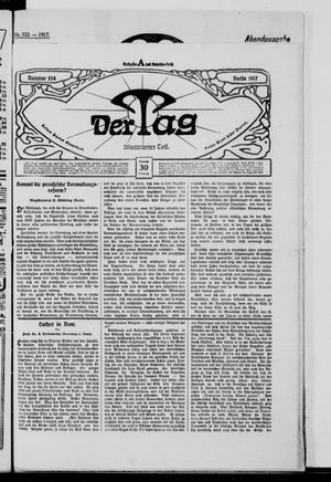 Der Tag vom 30.10.1917