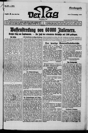 Der Tag on Nov 1, 1917