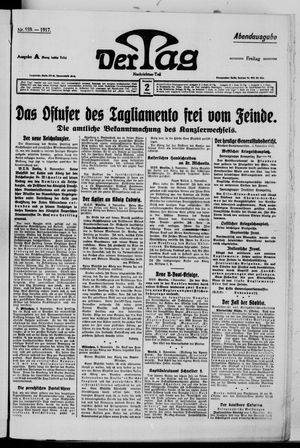Der Tag vom 02.11.1917