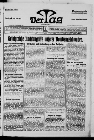 Der Tag vom 03.11.1917