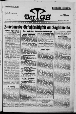Der Tag on Nov 5, 1917