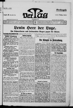 Der Tag on Nov 9, 1917