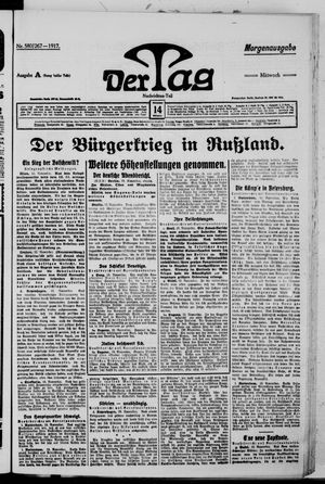 Der Tag vom 14.11.1917