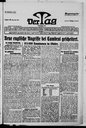 Der Tag vom 23.11.1917