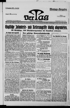 Der Tag on Dec 3, 1917