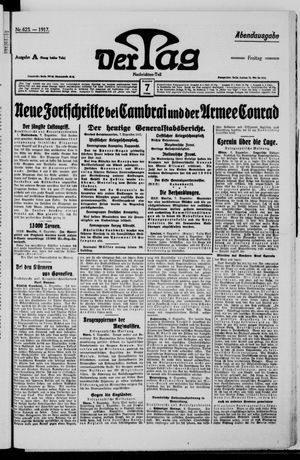 Der Tag vom 07.12.1917