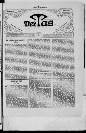 Der Tag vom 08.12.1917
