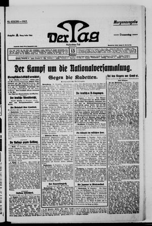 Der Tag vom 13.12.1917