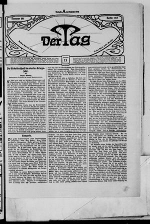 Der Tag vom 13.12.1917