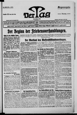 Der Tag vom 18.12.1917