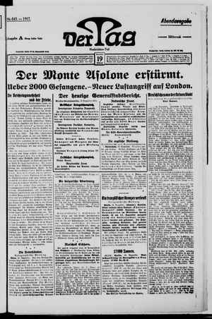 Der Tag vom 19.12.1917