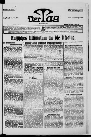 Der Tag vom 20.12.1917