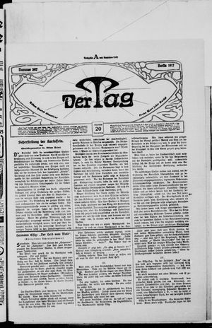 Der Tag vom 20.12.1917
