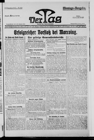 Der Tag vom 31.12.1917