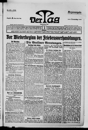 Der Tag vom 03.01.1918
