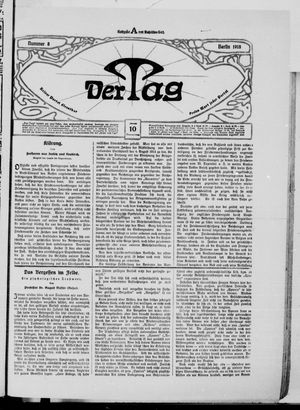 Der Tag on Jan 10, 1918