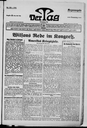 Der Tag on Jan 10, 1918
