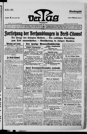 Der Tag vom 16.01.1918