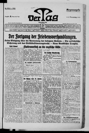 Der Tag on Jan 17, 1918