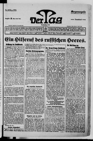 Der Tag vom 19.01.1918