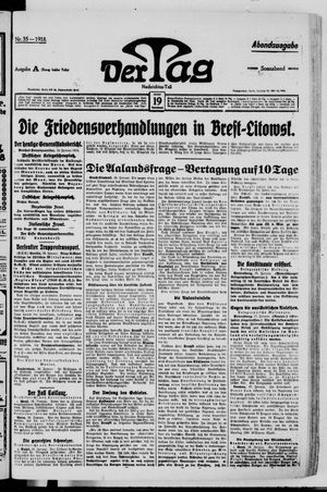 Der Tag vom 19.01.1918