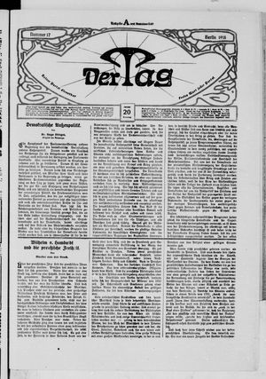 Der Tag vom 20.01.1918