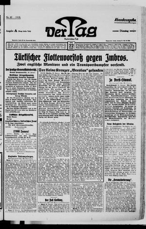 Der Tag vom 22.01.1918