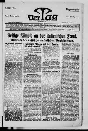 Der Tag vom 29.01.1918