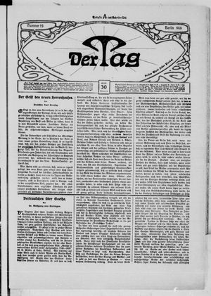 Der Tag vom 30.01.1918