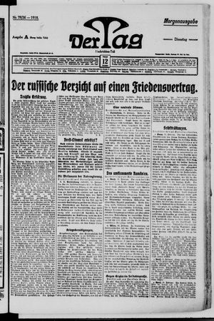 Der Tag vom 12.02.1918