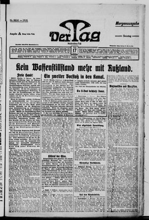 Der Tag vom 17.02.1918