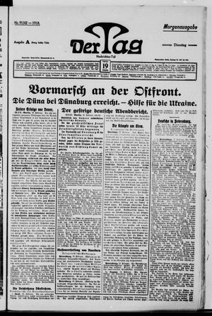 Der Tag vom 19.02.1918